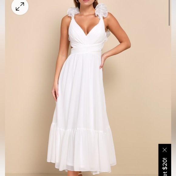 Lulus Dresses & Skirts - Lulu’s Lace Up Midi Dress